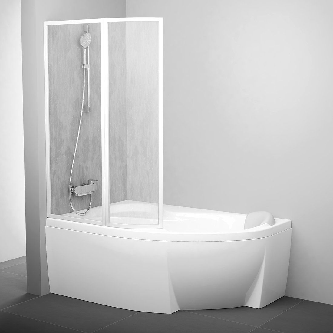 Ravak Rosa parete vasca 109 cm 2 ante bianco lucida/plastica 76LB010041