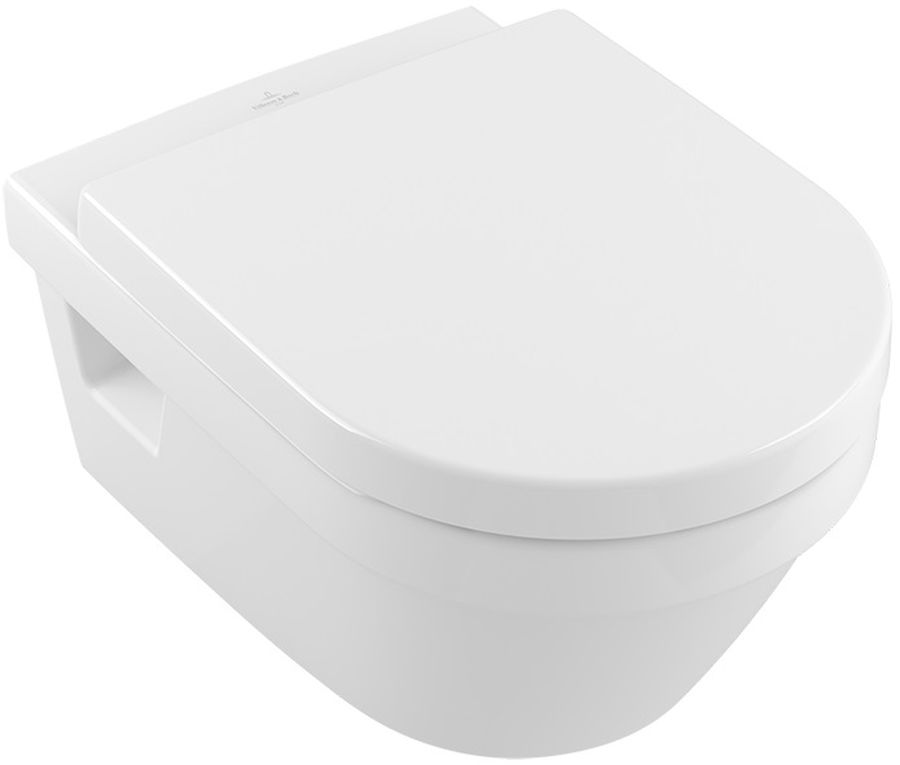 Villeroy & Boch Architectura combi-pack set con copriwater sospeso senza brida bianco 5684HR01
