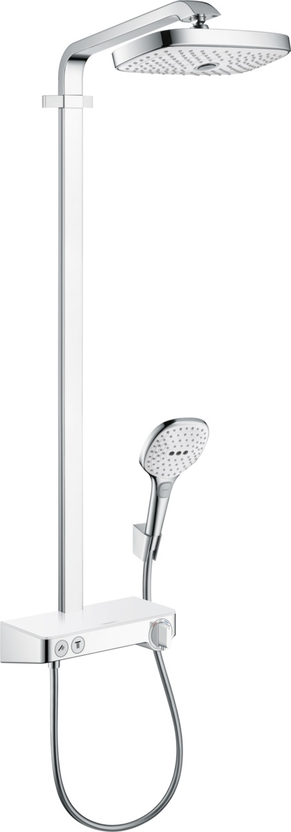 Hansgrohe Raindance set doccia a parete con termostato cromo-bianco 27126400