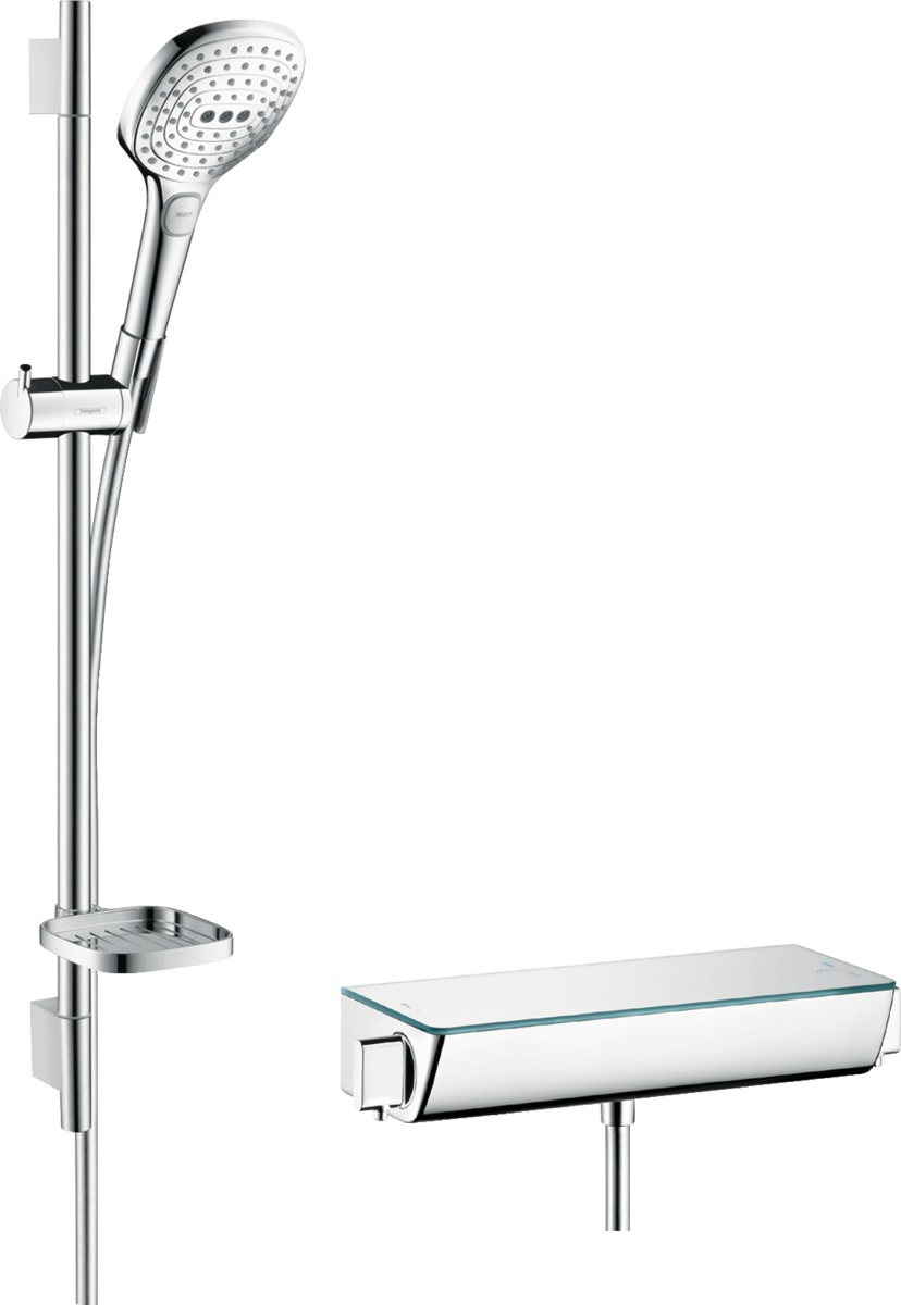 Hansgrohe Ecostat set doccia a parete con termostato cromo 27038000