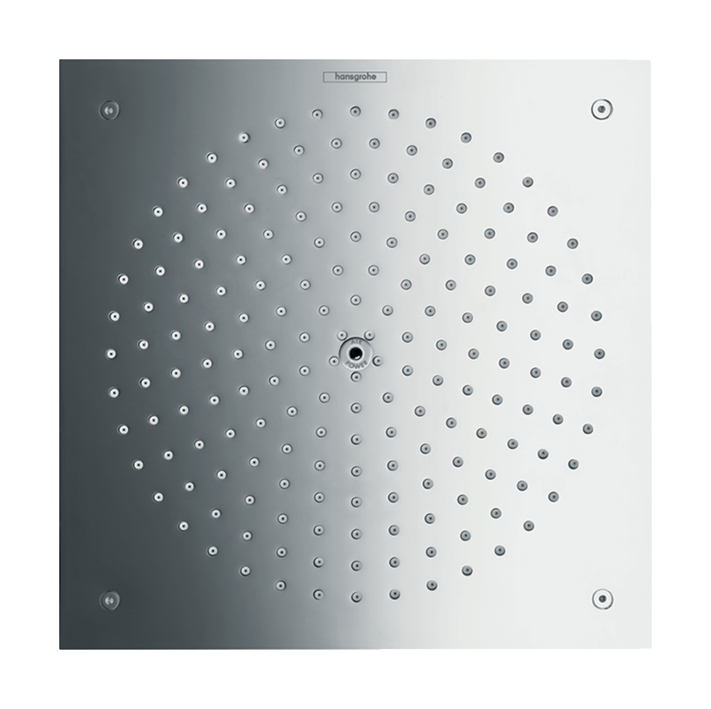Hansgrohe Raindance soffione doccia 26x26 cm quadrata cromo 26481000