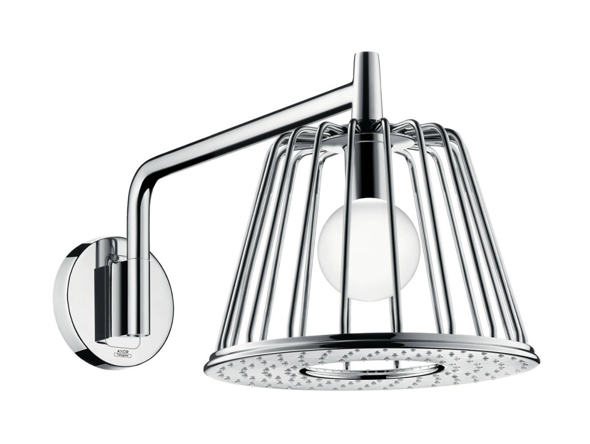 Axor LampShower/Nendo soffione doccia 27.5x27.5 cm cromo 26031000