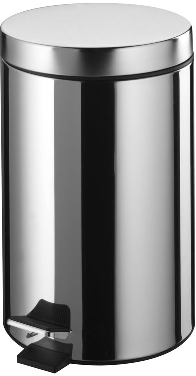 BISK Masterline secchio della spazzatura 12 l cromo 00430