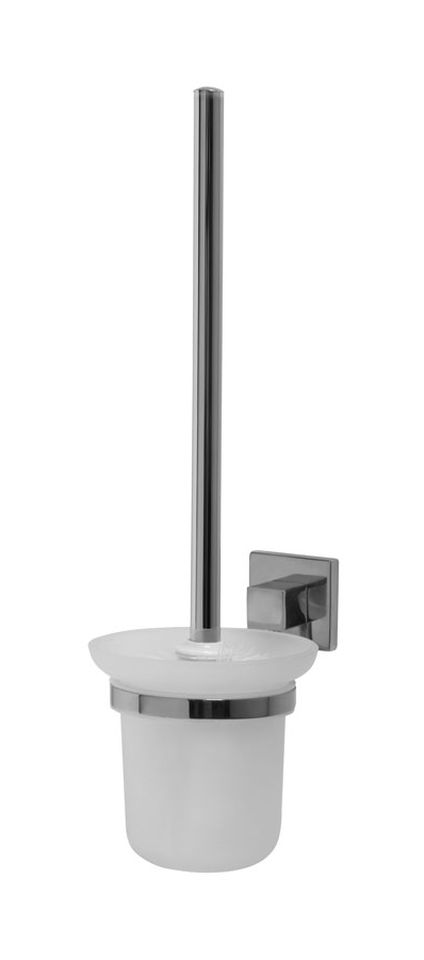 BISK Arktic scopino wc incollato cromo-vetro 01475