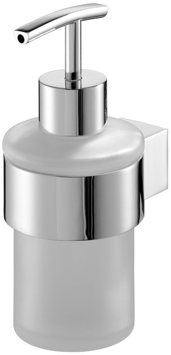 BISK Futura silver dispenser di sapone liquido 150 ml cromo-vetro 02981