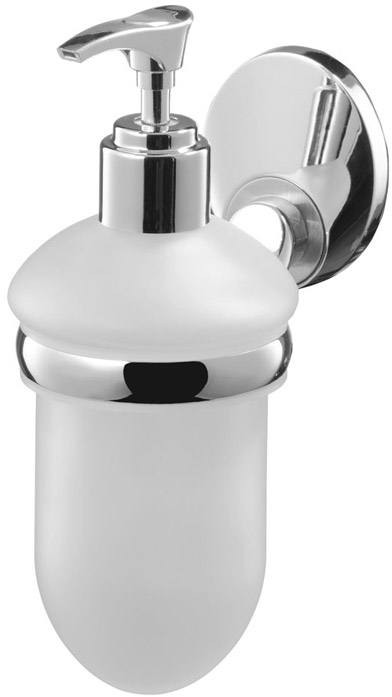BISK Emotion dispenser di sapone liquido 150 ml cromo-vetro 03112