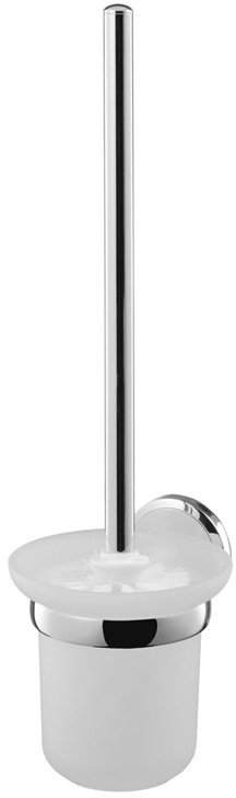 BISK Sensation scopino wc incollato cromo-vetro 03094