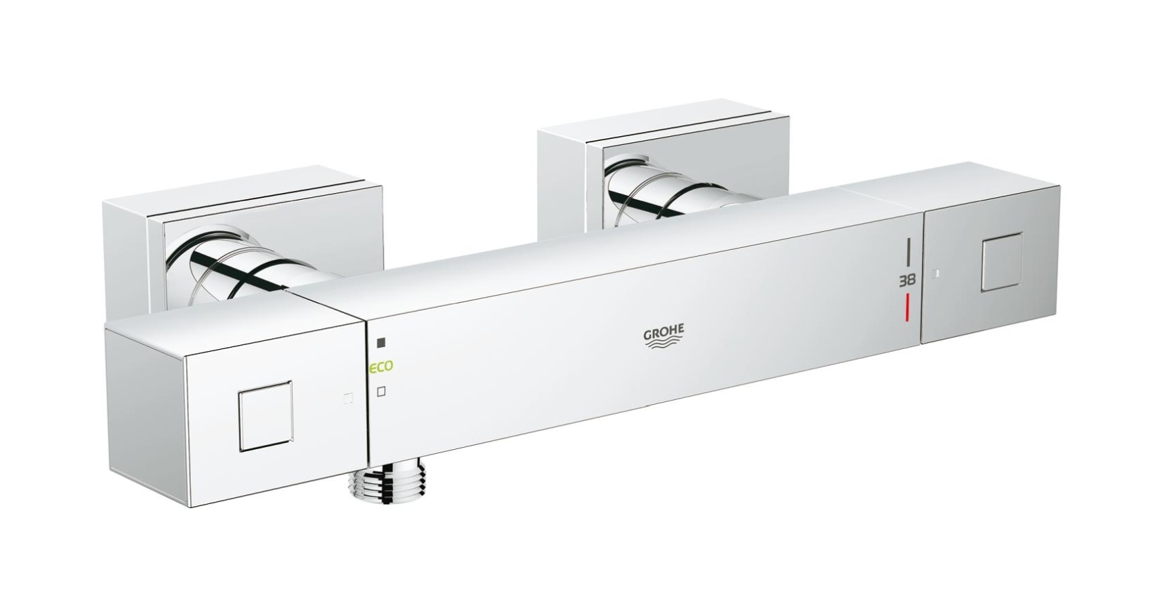 Grohe Grohtherm Cube rubinetto per doccia a parete con termostato StarLight Chrome 34488000