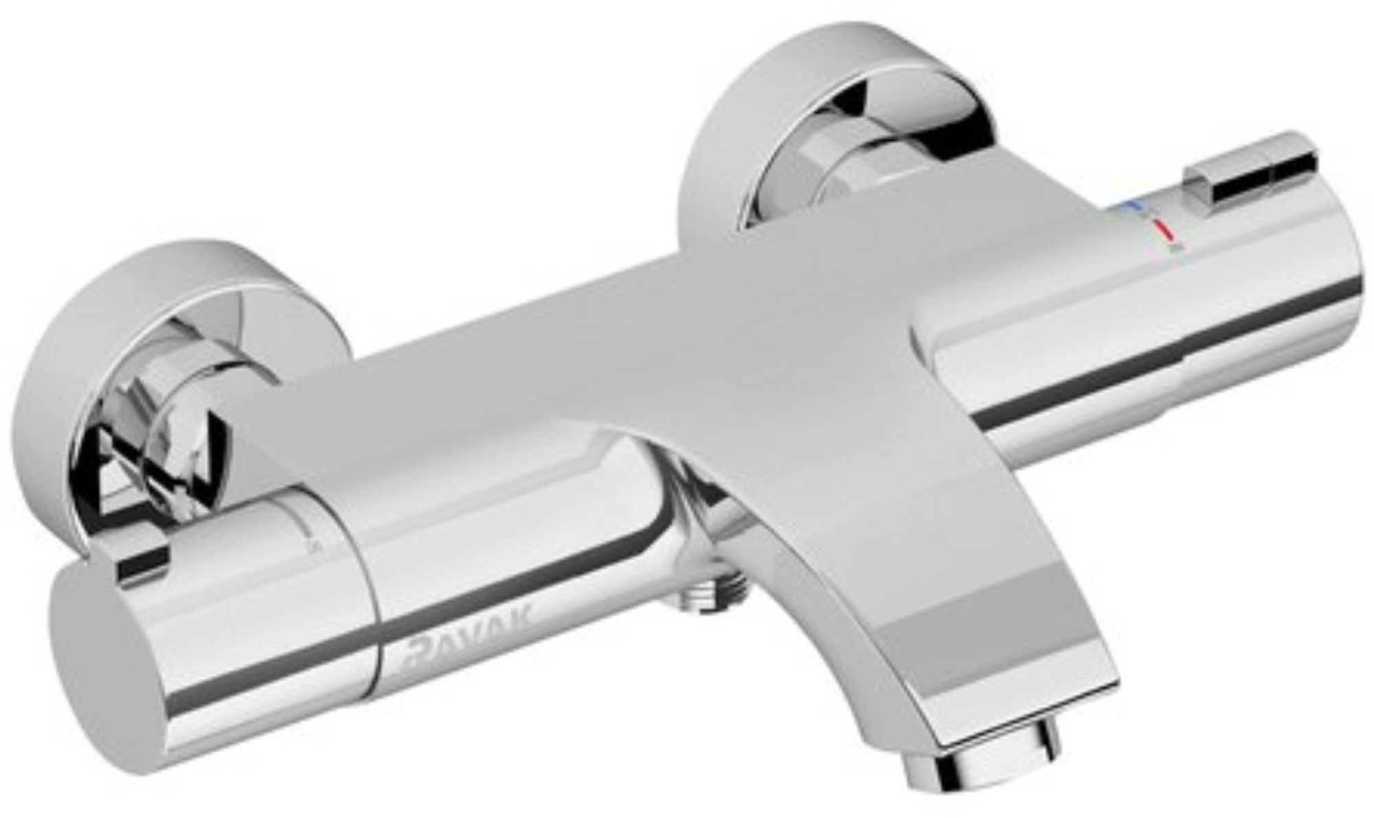 Ravak Termo rubinetto per vasca e doccia a parete con termostato cromo X070046