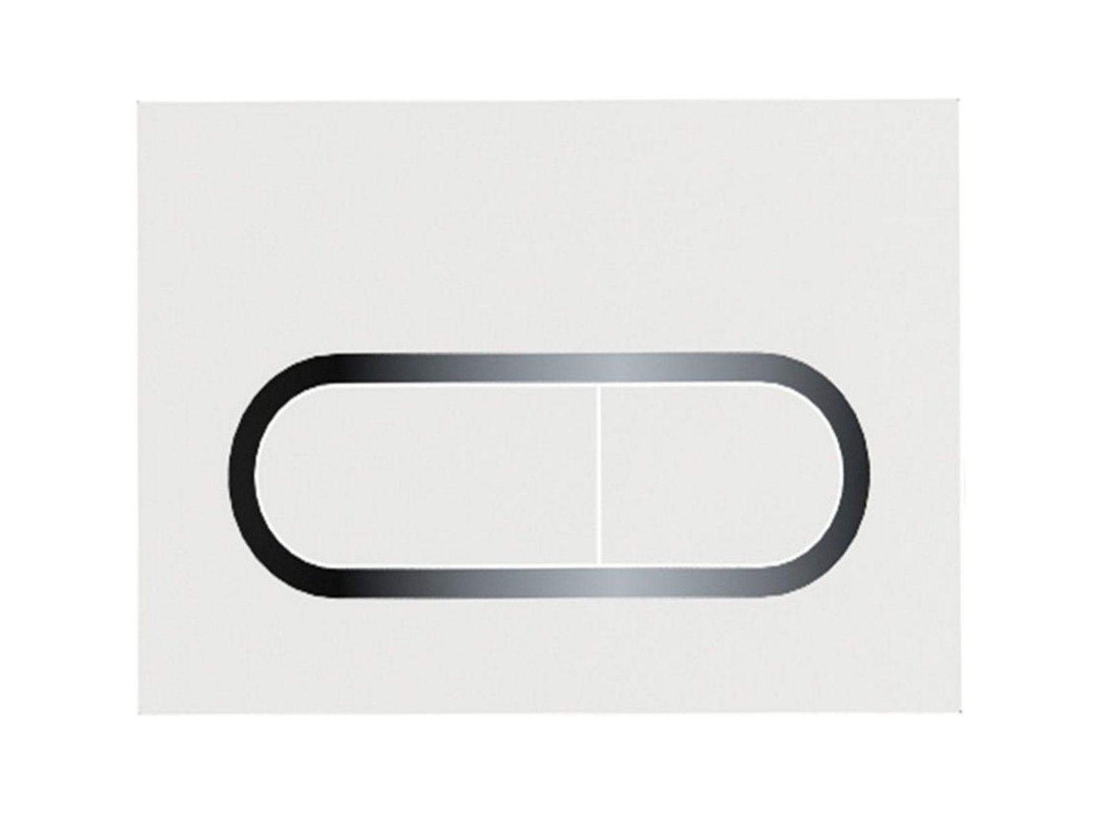 Ravak Chrome placca di comando bianco X01455