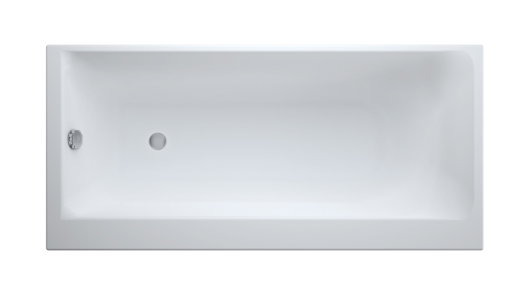 Cersanit Smart vasca da bagno rettangolare 160x80 cm bianco S301-118