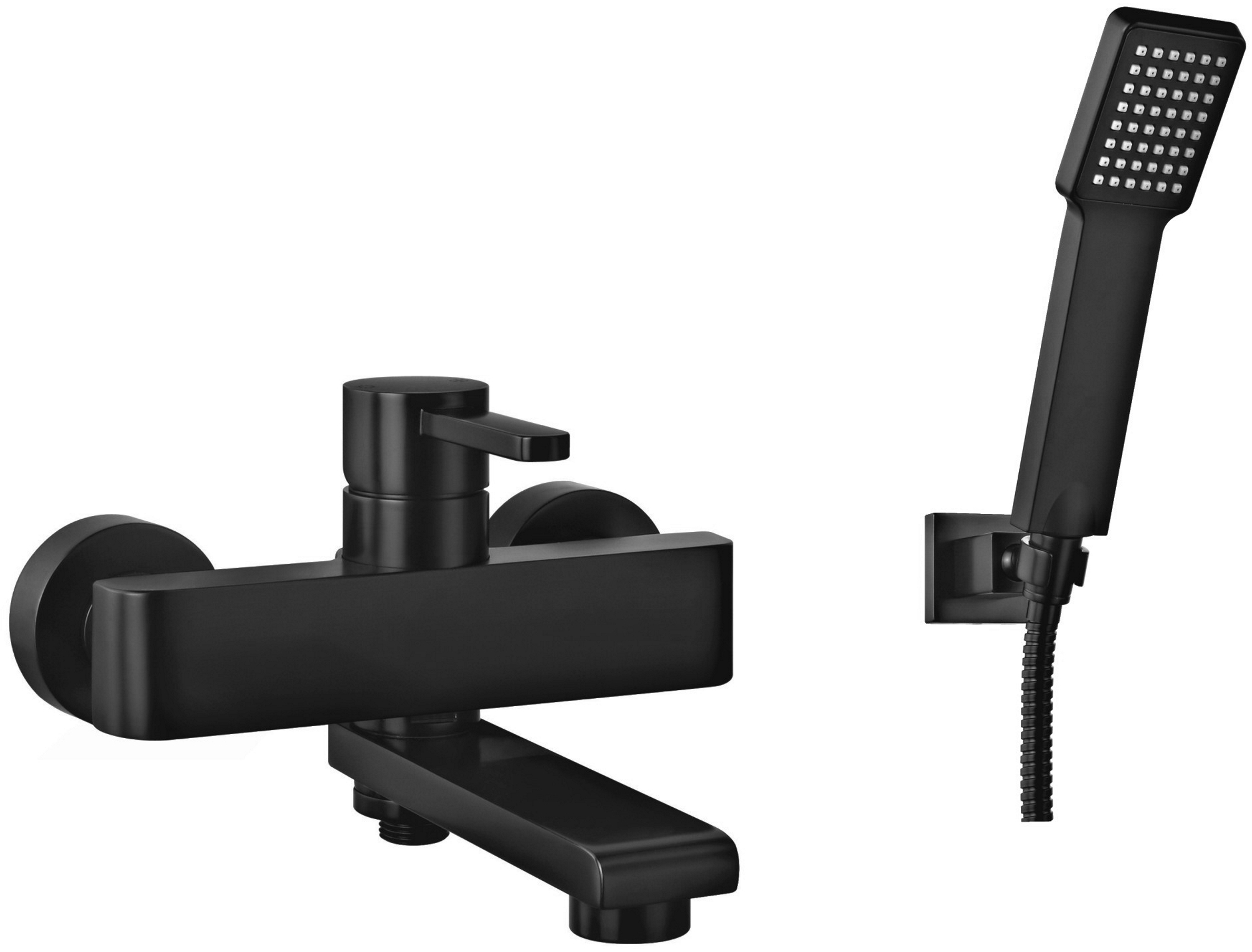 Omnires Darling rubinetto per vasca e doccia a parete nero DA5031BL