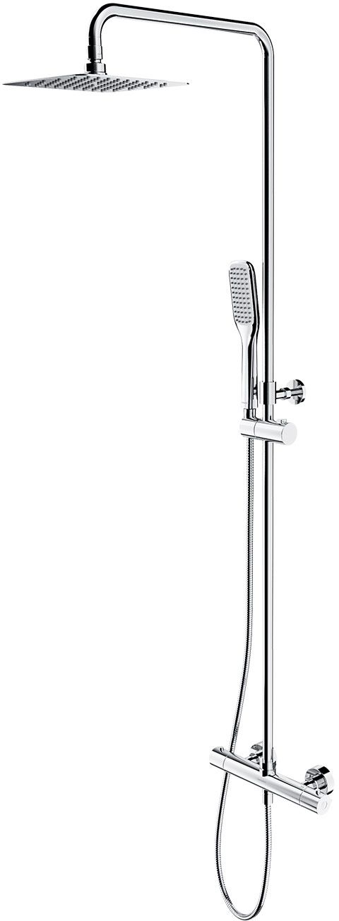 Omnires Y set doccia a parete con termostato con soffione cromo Y1244X/6/KCR