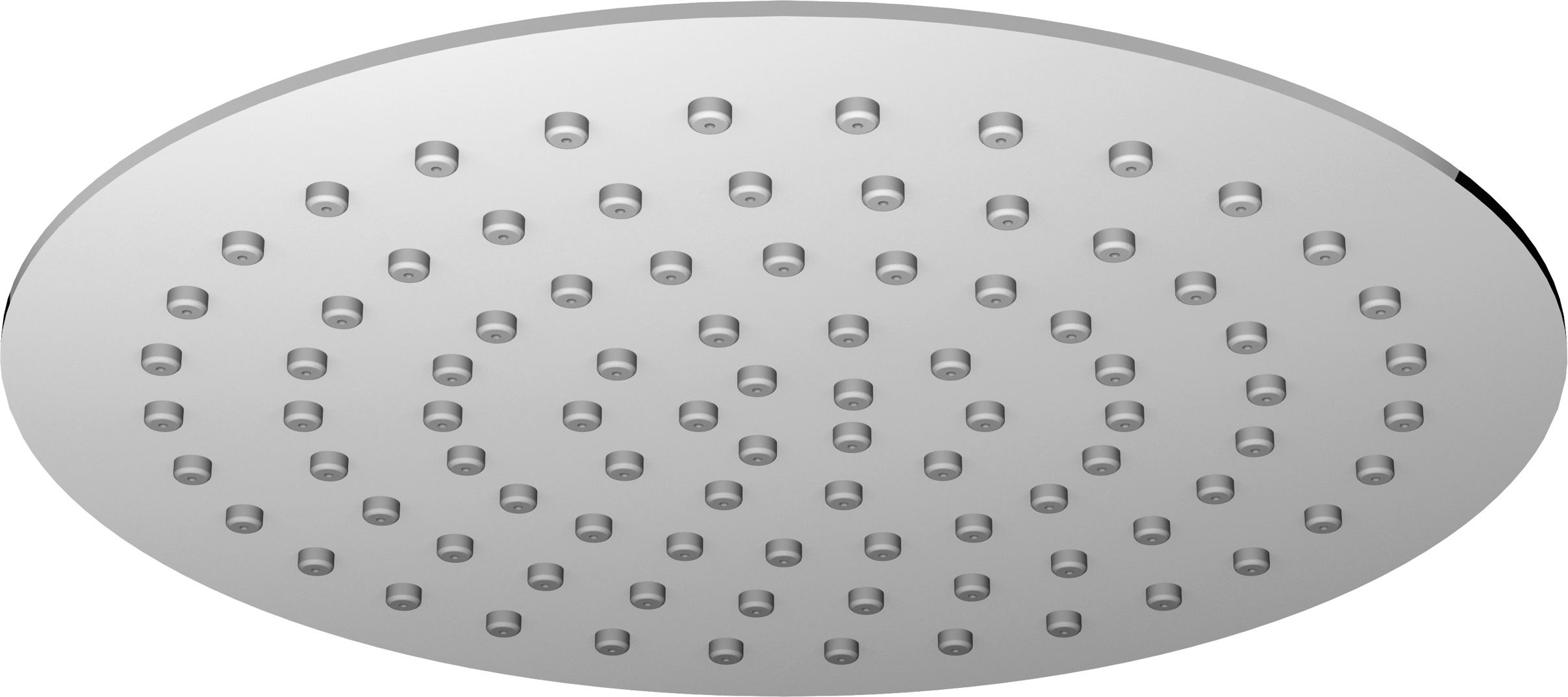Omnires Ultra Slimline soffione doccia 25x25 cm rotonda cromo WGU125CR