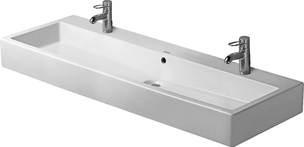 Duravit Vero lavabo 120x47 cm rettangolare da mobile bianco 04541200241