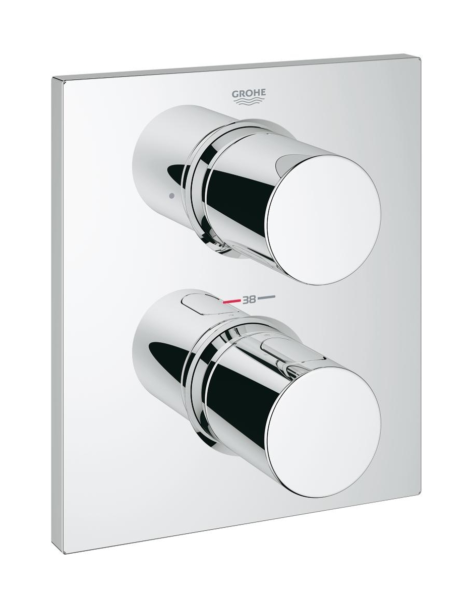 Grohe Grohtherm rubinetto per vasca e doccia da incasso con termostato cromo 27618000