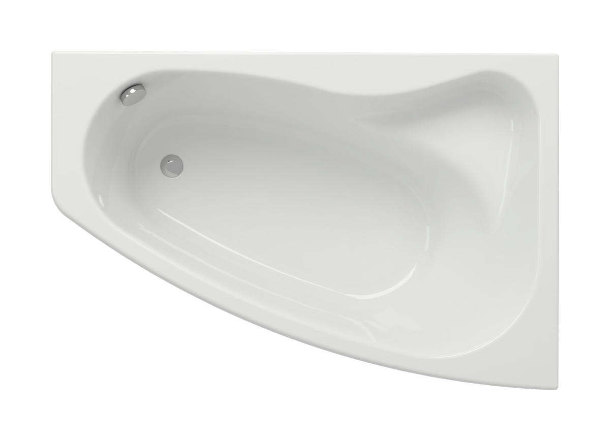 Cersanit Sicilia vasca da bagno angolare 150x100 cm destra bianco S301-096