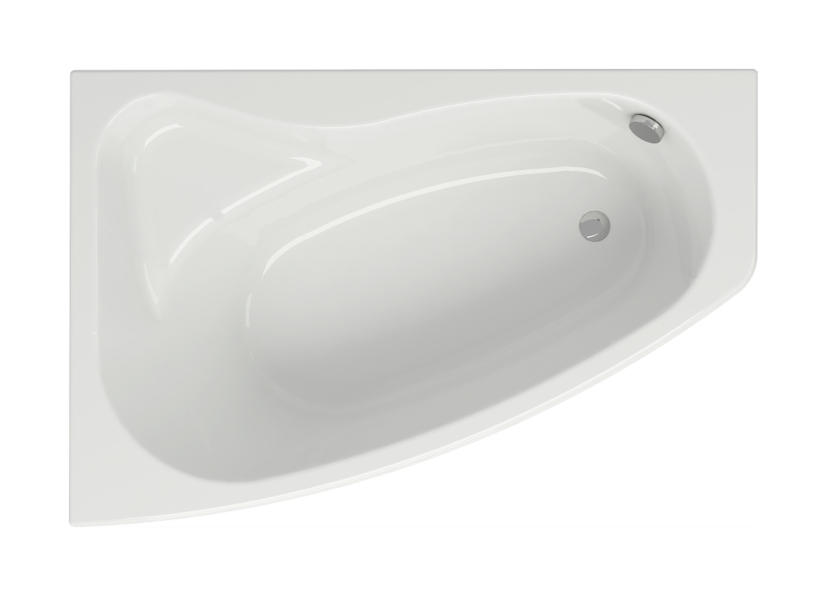 Cersanit Sicilia vasca da bagno angolare 150x100 cm sinistra bianco S301-095