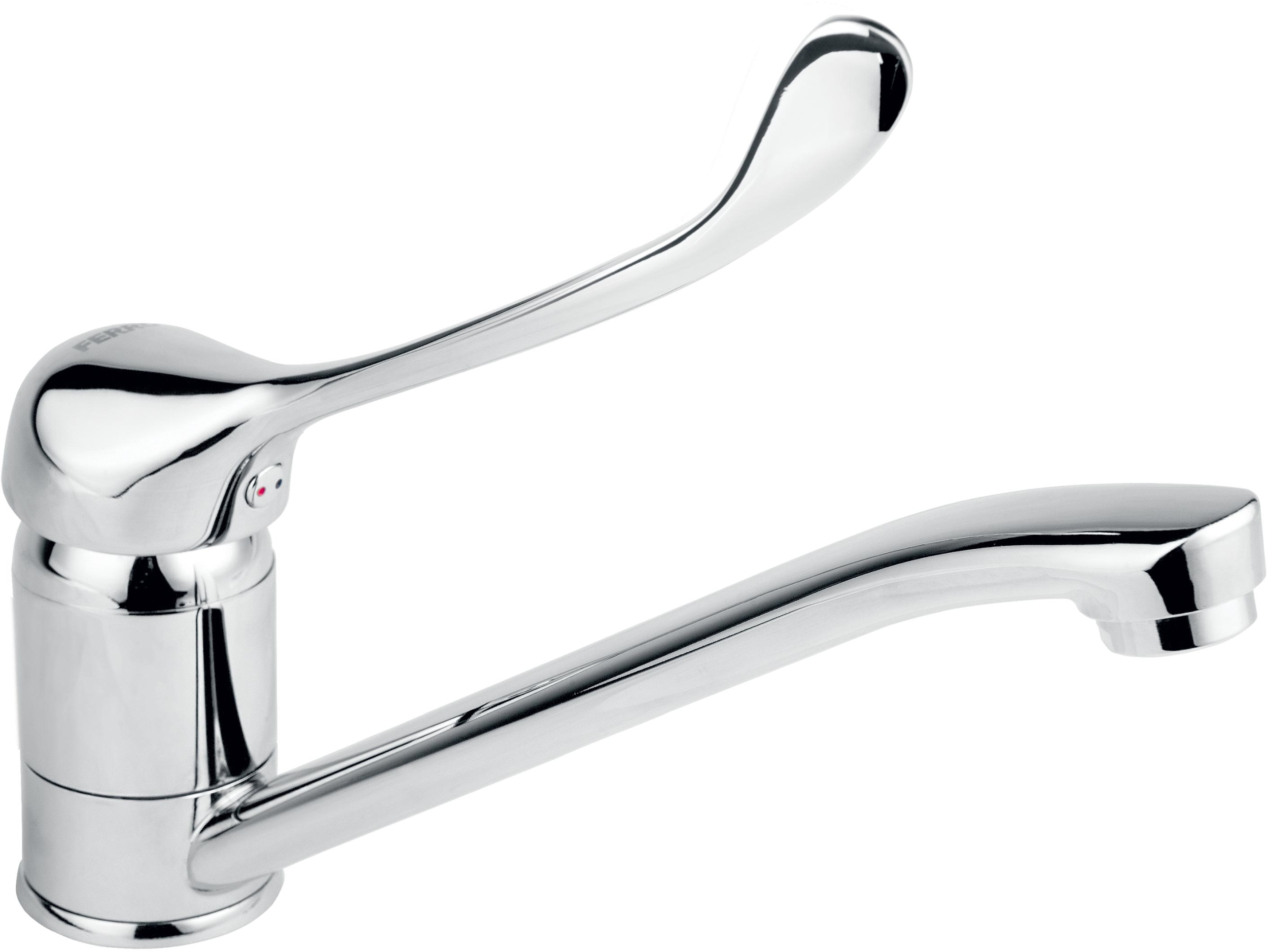 Ferro Vasto Medico rubinetto da cucina verticale cromo BVAM4