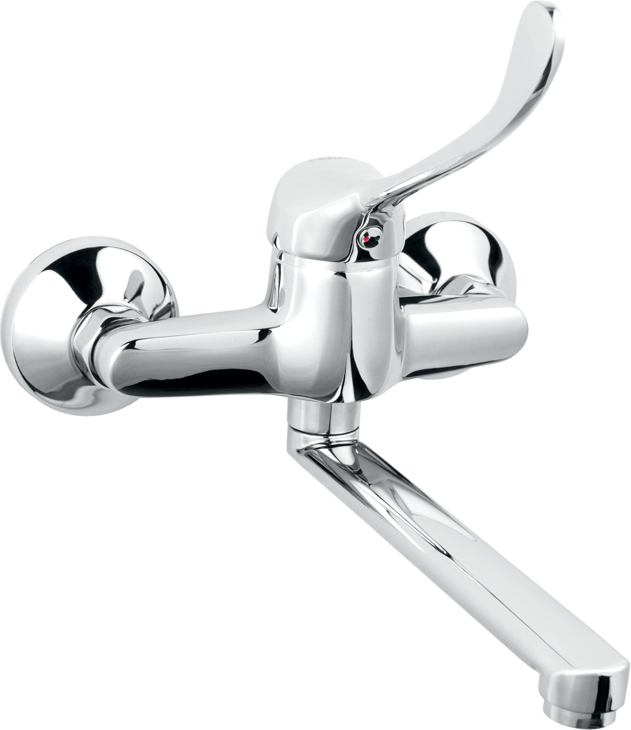 Ferro Vasto Medico rubinetto da cucina a parete cromo BVAM5