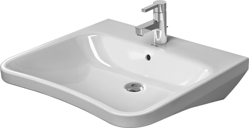 Duravit DuraStyle lavabo 65x57 cm rettangolare a parete per disabili bianco 2329650000