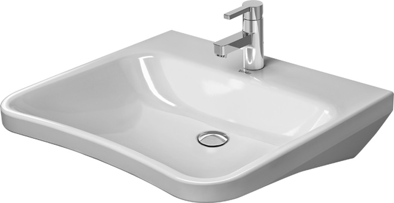 Duravit DuraStyle lavabo 65x57 cm rettangolare a parete per disabili bianco 2330650000