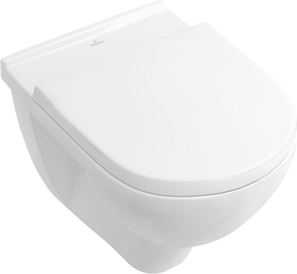Villeroy & Boch O.Novo combi-pack set con copriwater sospeso senza brida bianco 5660HR01