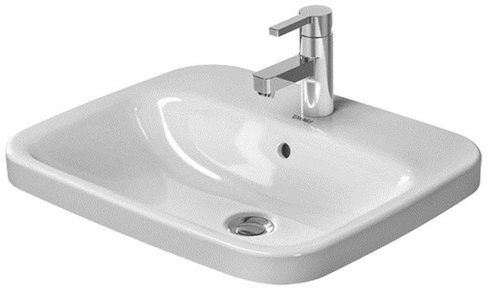 Duravit DuraStyle lavabo 56x45.5 cm rettangolare da incasso bianco 03745600001