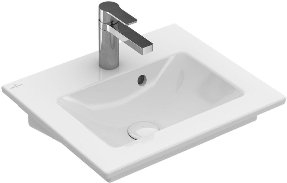 Villeroy & Boch Venticello lavabo 50x42 cm rettangolare a parete-da mobile bianco 41245001