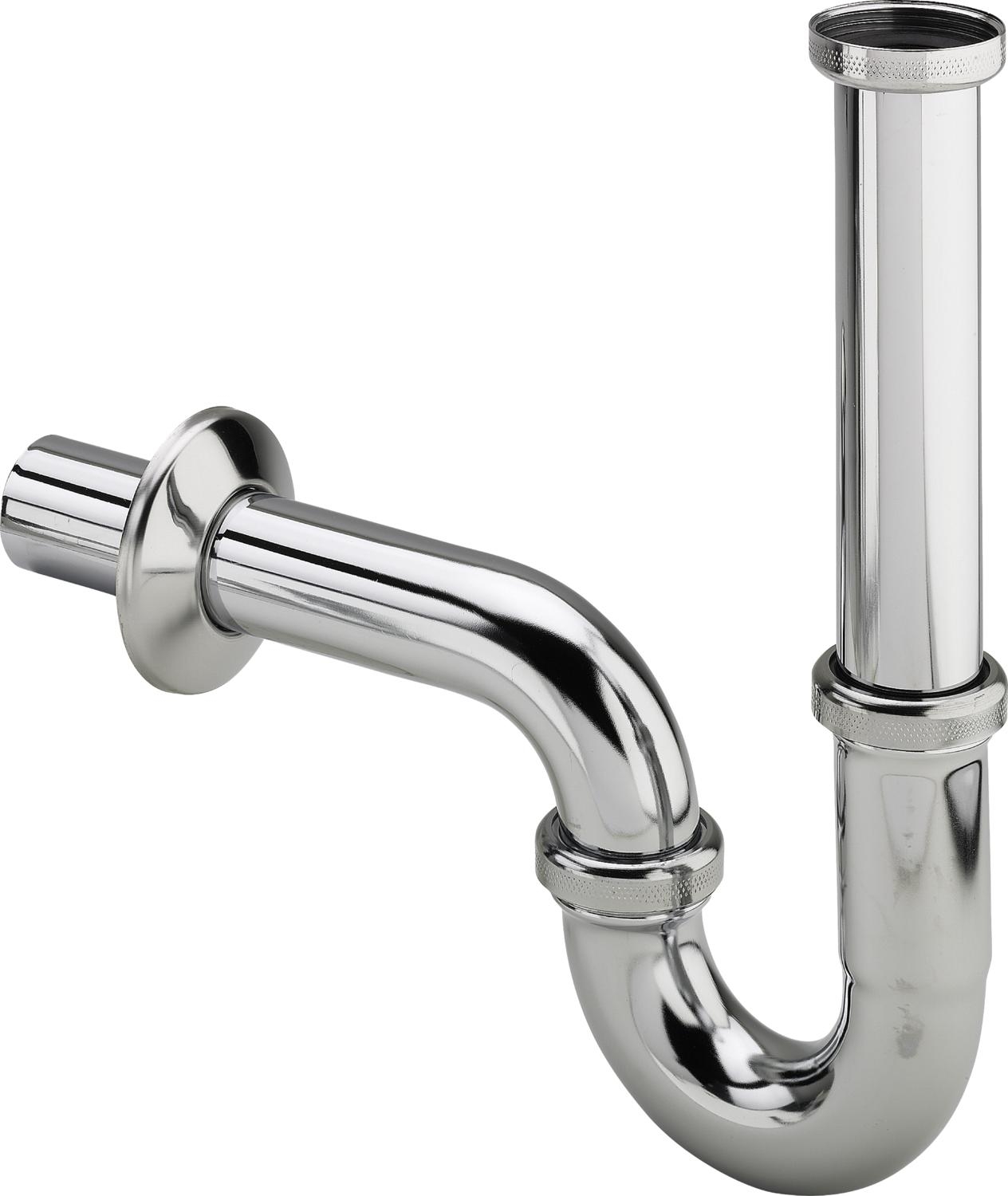 Viega sifone per lavabo a tubo cromo 193645