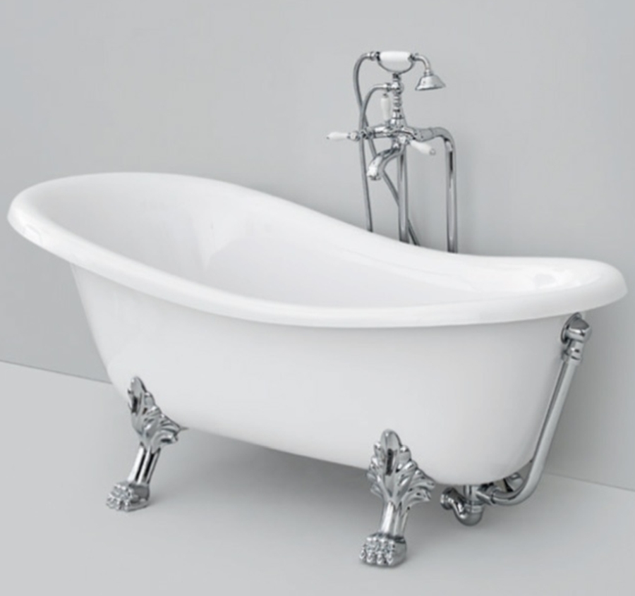 Art Ceram Hermitage vasca da bagno freestanding 170x80 cm ovale bianco HEW00176