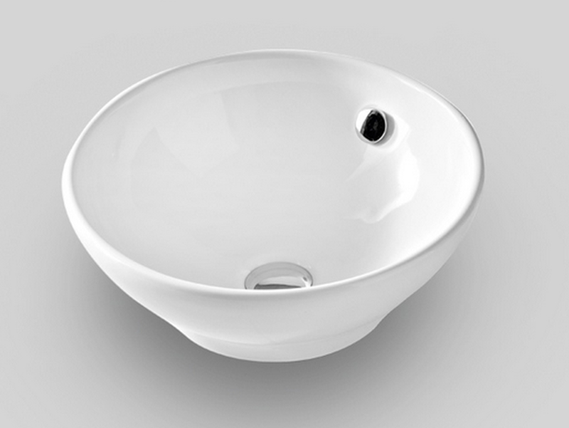 Art Ceram Fuori lavabo 43x43 cm rotonda da appoggio bianco TFL00201;00
