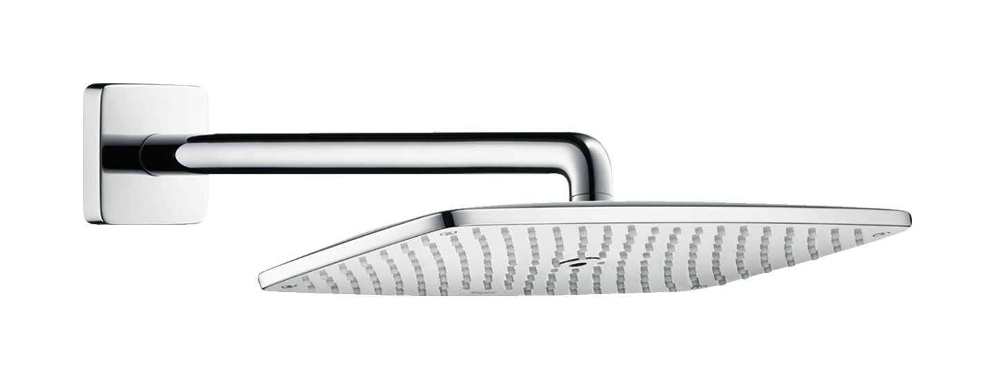 Hansgrohe Raindance soffione doccia con braccio 36x19 cm rettangolare cromo 26605000