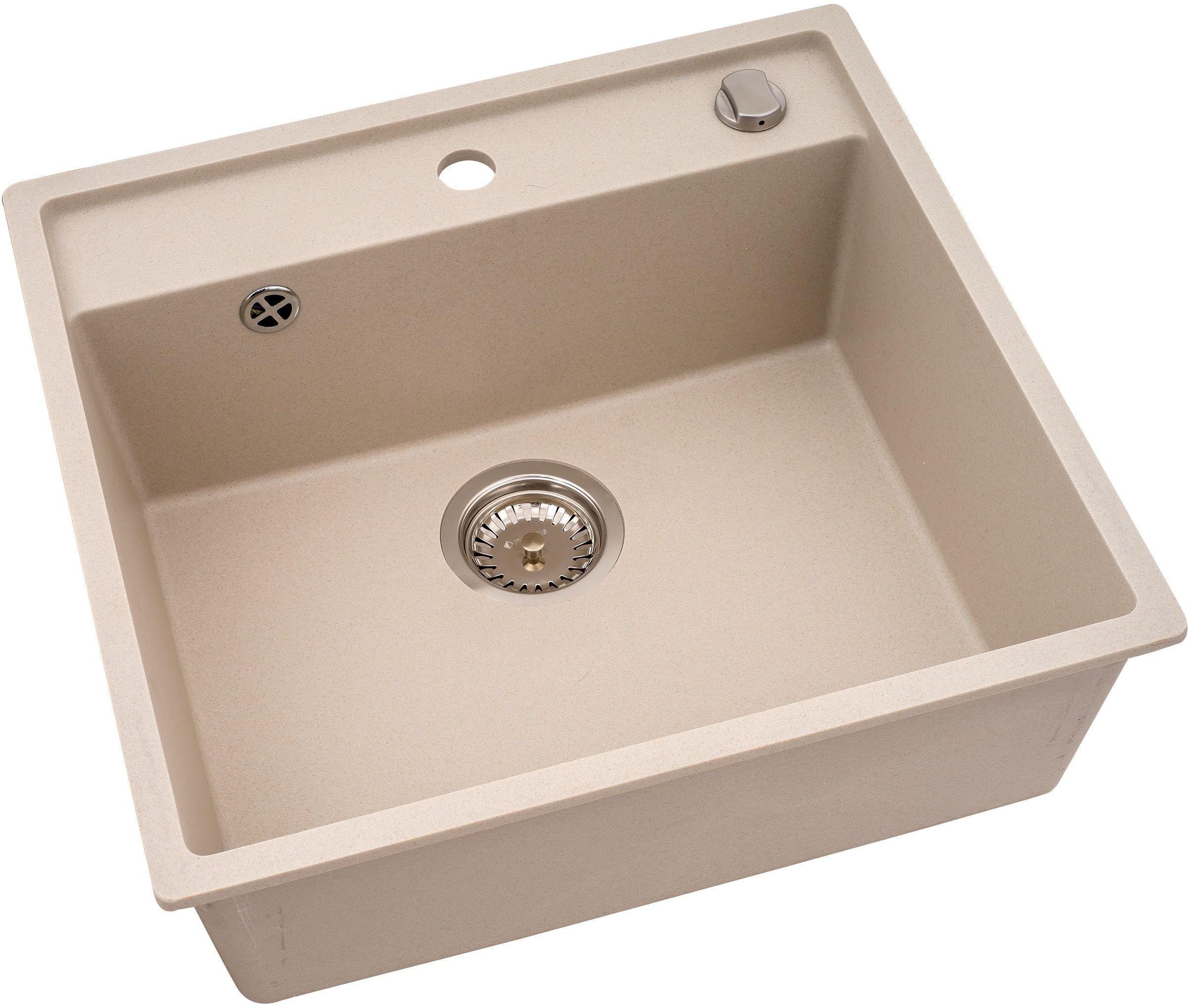 Pyramis Camea lavello in granito 53x50 cm beige 070007801