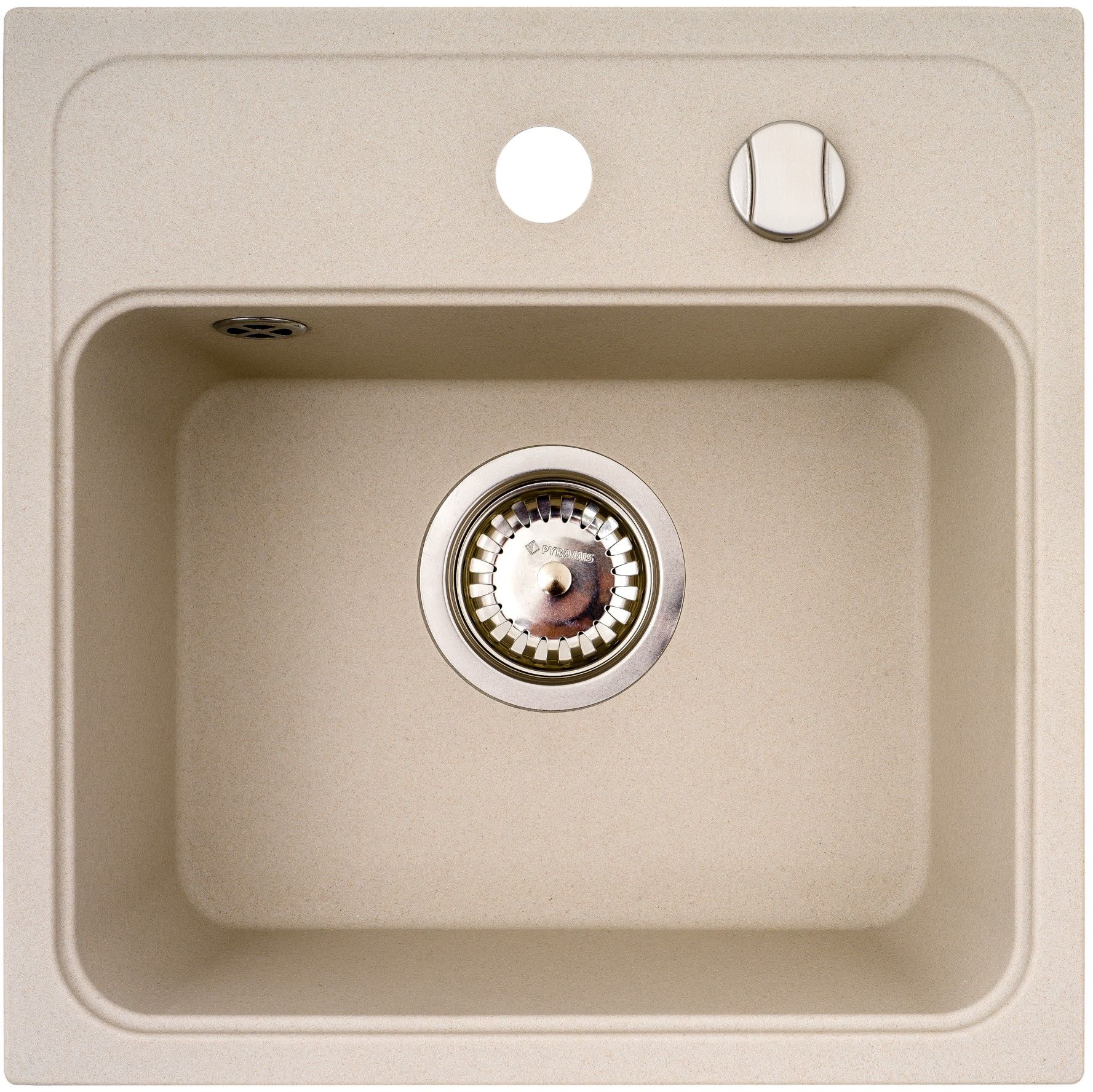 Pyramis Camea lavello in granito 40x40 cm beige 070013701