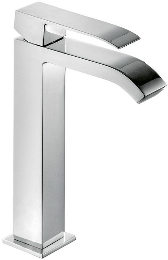 Tres Cuadro-Tres rubinetto per lavabo verticale cromo 006.610.01