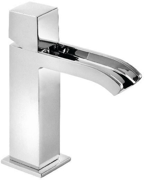 Tres Cuadro-Tres rubinetto per lavabo verticale cromo 006.110.02