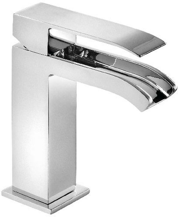 Tres Cuadro-Tres rubinetto per lavabo verticale cromo 006.110.01.D