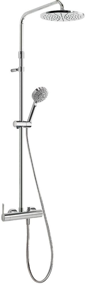 Tres Lex-Tres set doccia a parete con soffione cromo 081.197.02