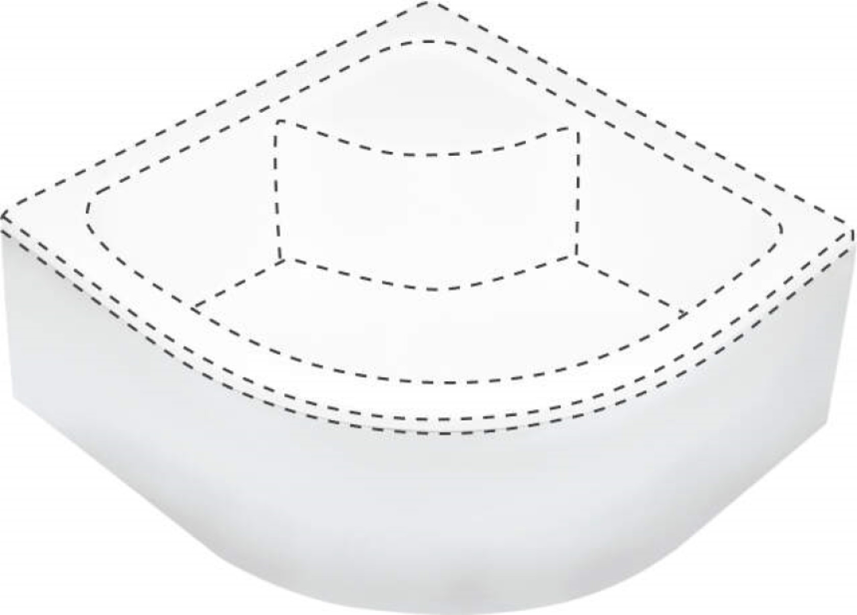 Deante Deep rivestimento per piatto doccia KTD_041O