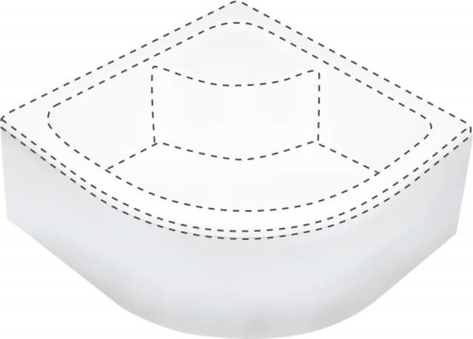 Deante Deep rivestimento per piatto doccia KTD_042O