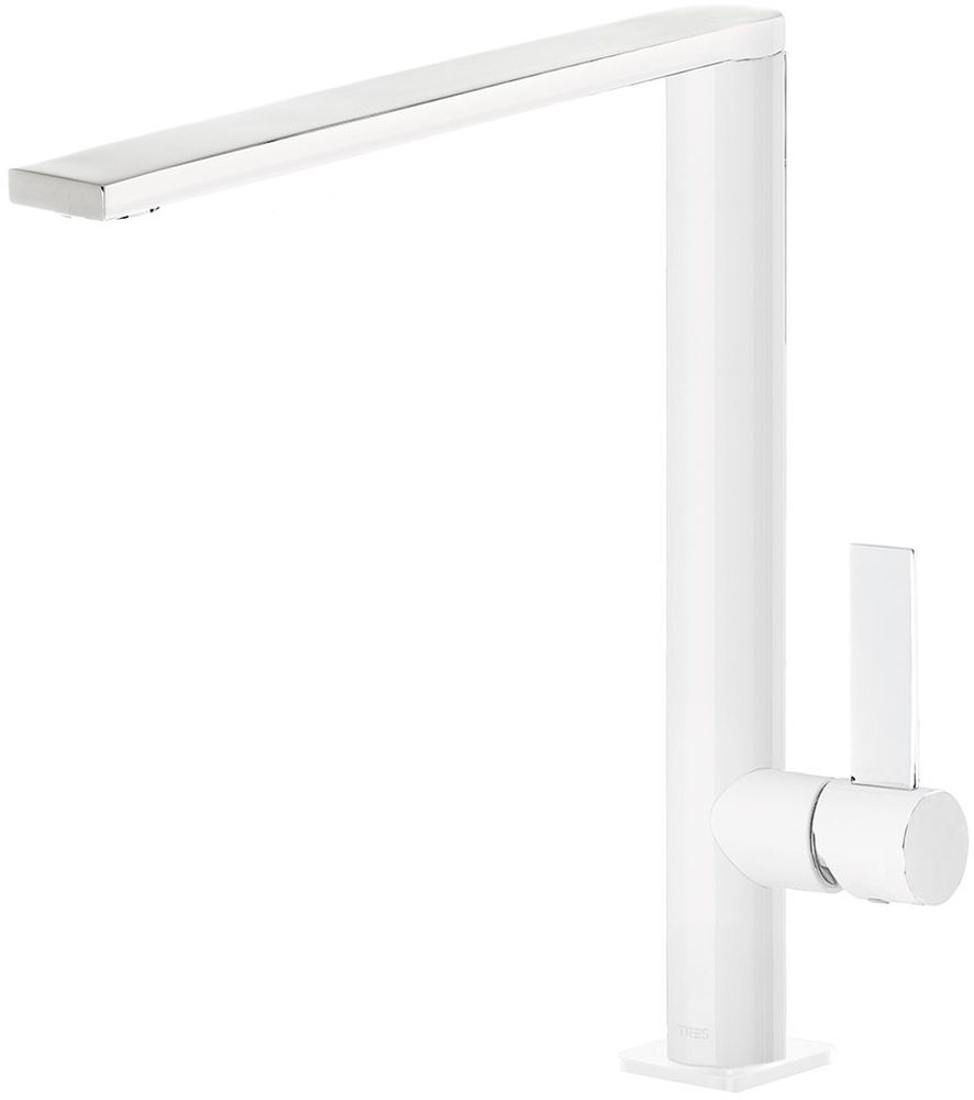 Tres Class-Tres rubinetto da cucina verticale bianco 205.486.01.BM