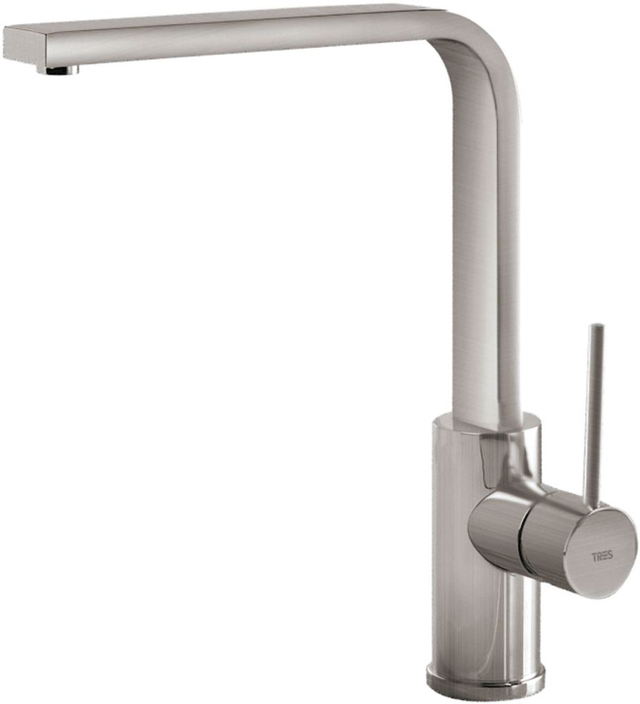 Tres Exclusive rubinetto da cucina verticale acciaio inossidabile 062.435.AC