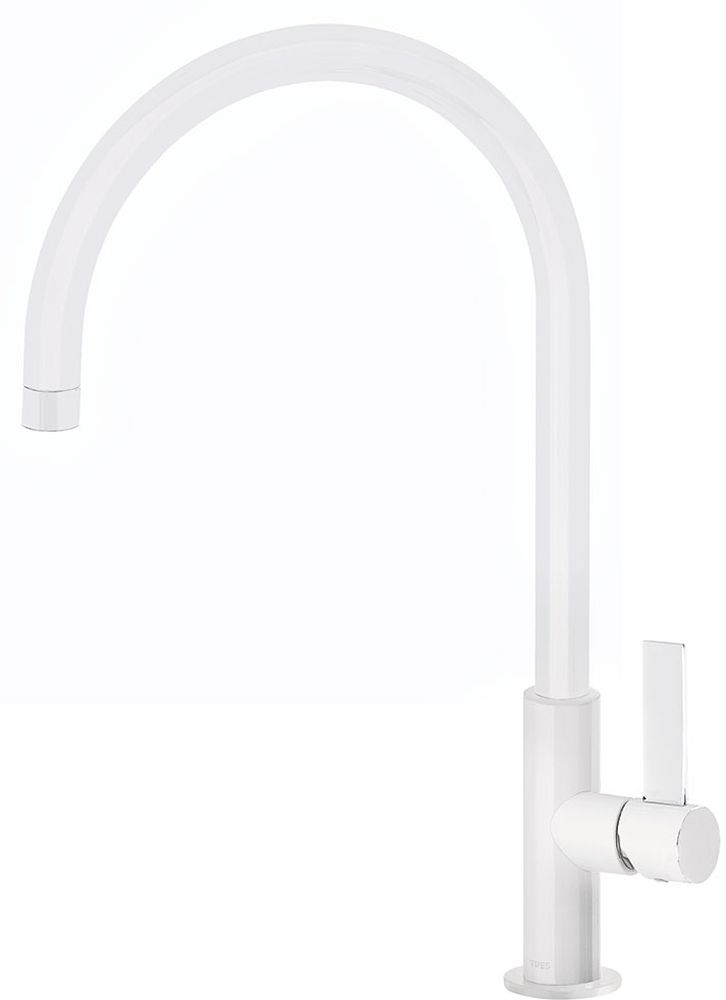 Tres Class-Tres rubinetto da cucina verticale bianco 205.440.01.BM