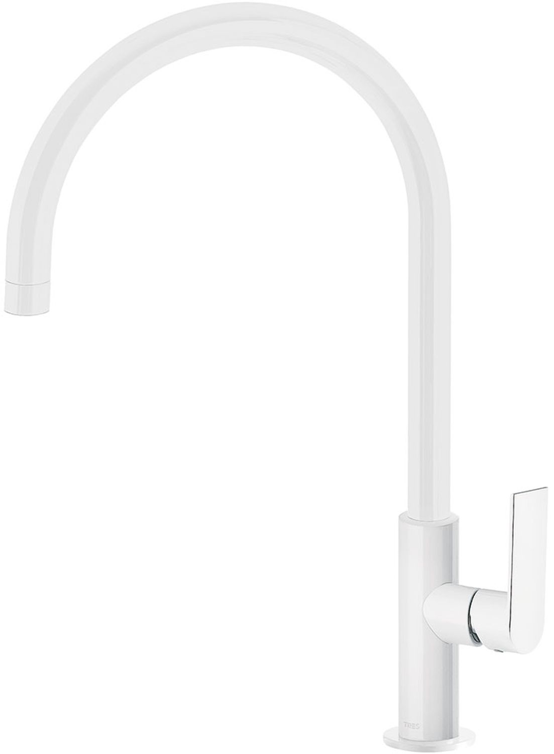 Tres Loft Colors rubinetto da cucina verticale bianco 200.440.02.BM