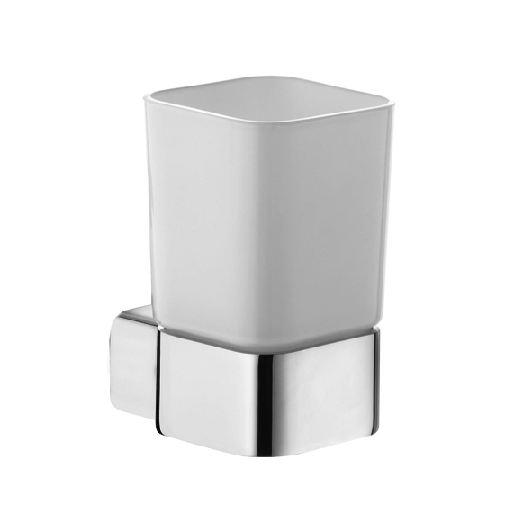 Kludi E2 bicchiere per lavarsi i denti bianco-cromo 4997505