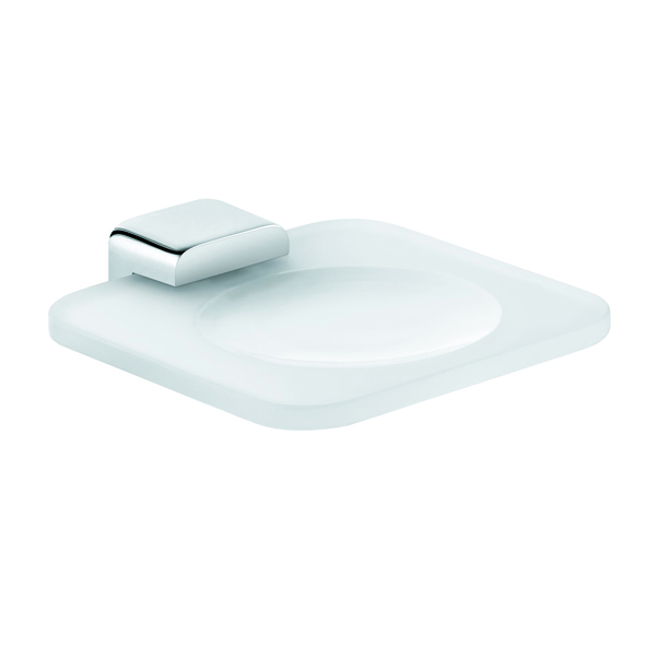Kludi E2 portasapone a parete cromo-bianco 4998505