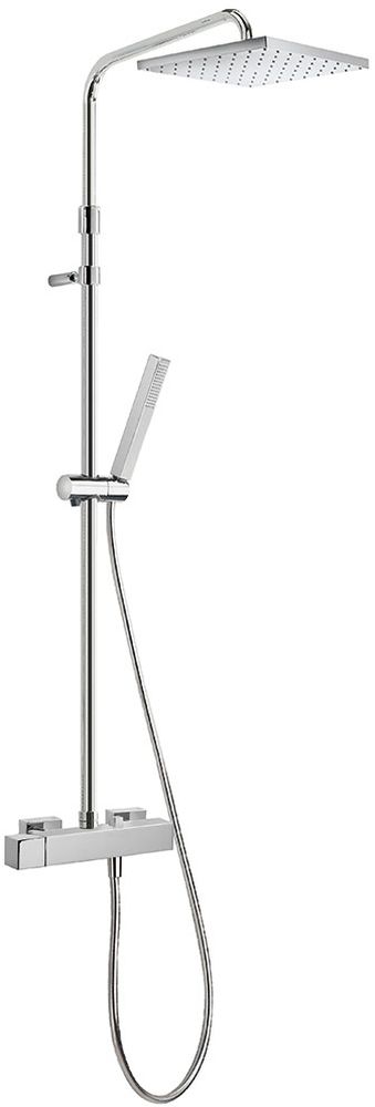 Tres Cuadro-Tres set doccia a parete con soffione cromo 007.197.01