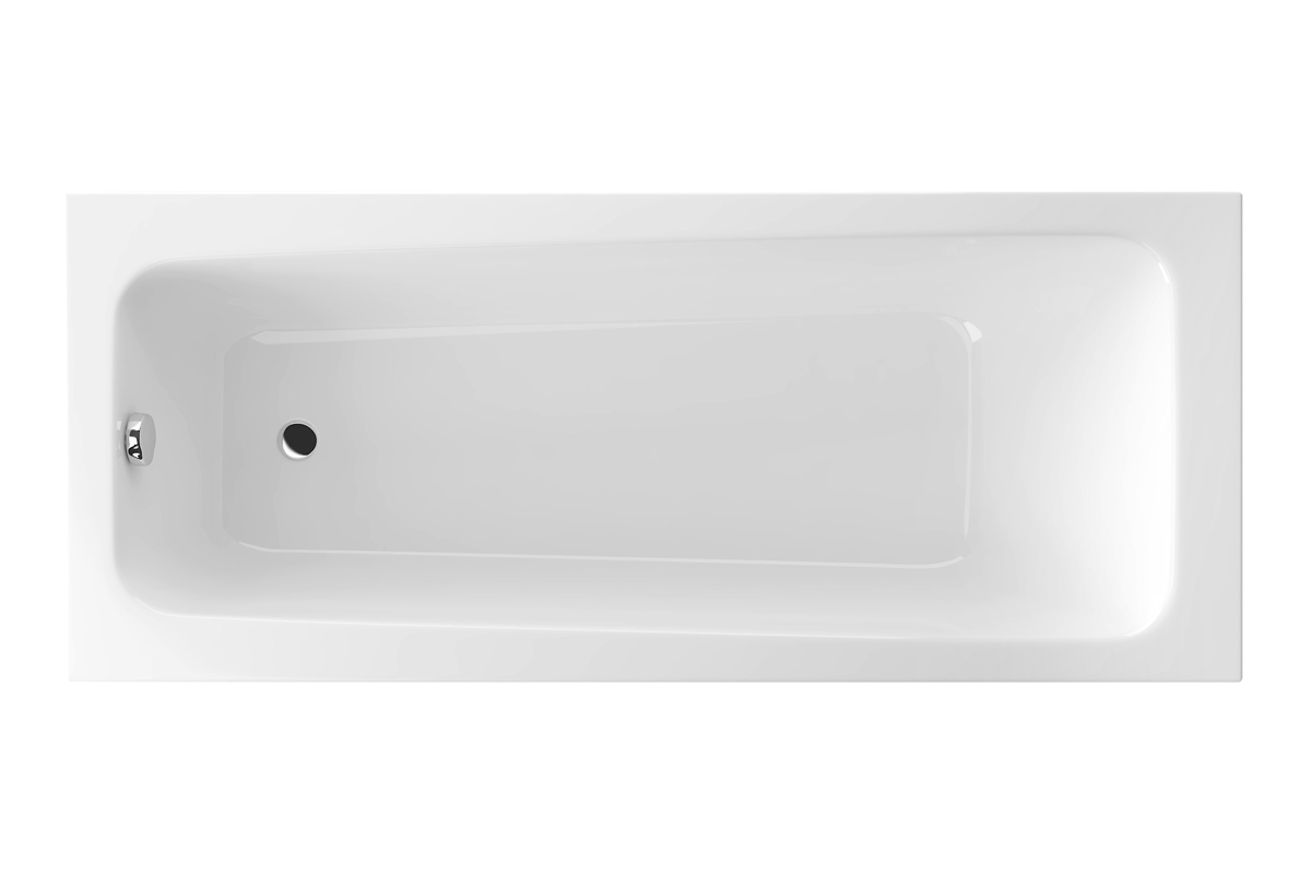 Excellent Ava vasca da bagno rettangolare 160x70.5 cm bianco WAEX.AVA16WH
