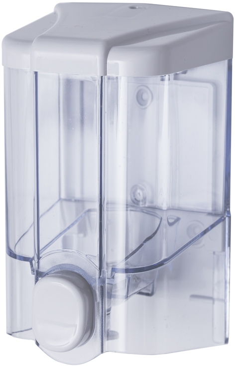 Faneco Jet dispenser di sapone liquido ml trasparente-bianco S500PGWT